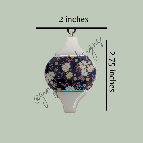 Wild Flower Ceramic Tile Ornament