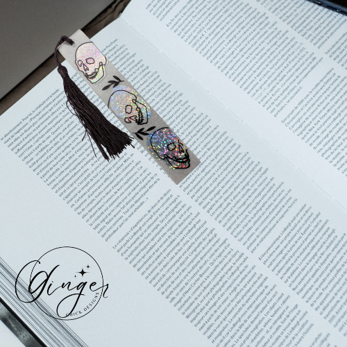 Skulls Acrylic Bookmarks