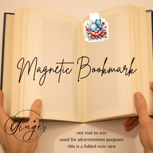 Sleeping Butterfly Magnetic Bookmark