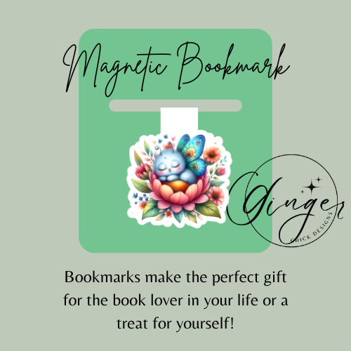 Sleeping Butterfly Magnetic Bookmark