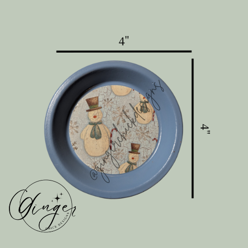 Snowman Trinket Dish