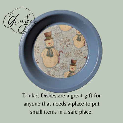 Snowman Trinket Dish