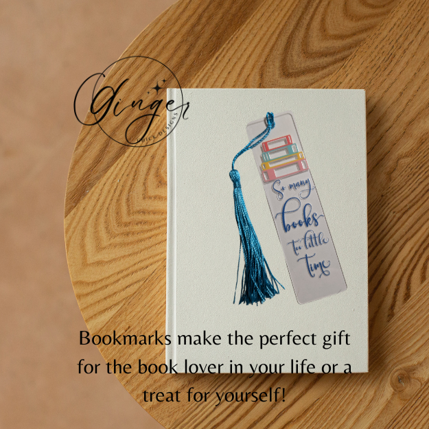 So Many Books Acrylic Bookmarks