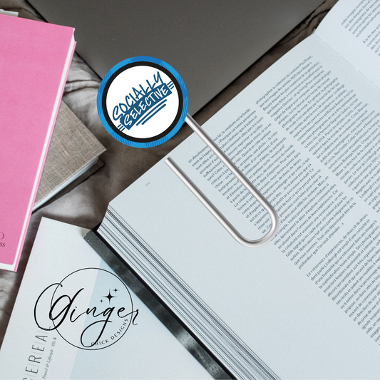 Socially Selective 3-Inch Paperclip Bookmark