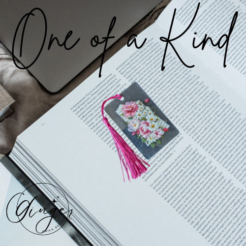 Spring Bouquet Dictionary Acrylic Bookmark