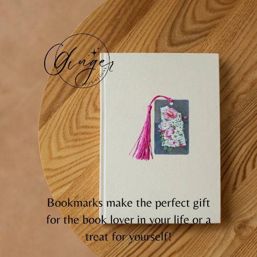 Spring Bouquet Dictionary Acrylic Bookmark