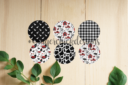 Down on the Farm Bottle Cap Images