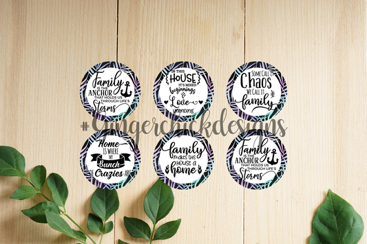 Family is the Anchor Bottle Cap Images