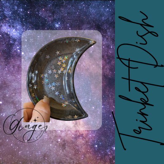 Stary Night Moon Trinket Dish