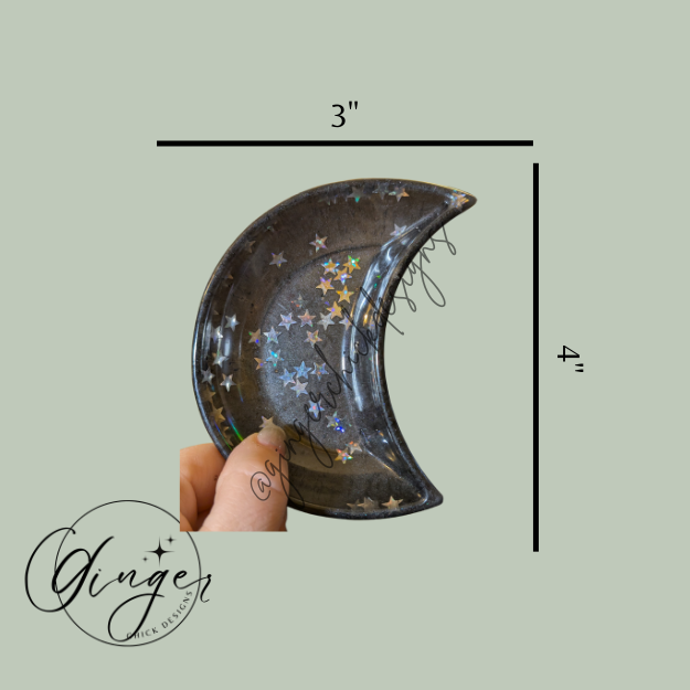 Stary Night Moon Trinket Dish