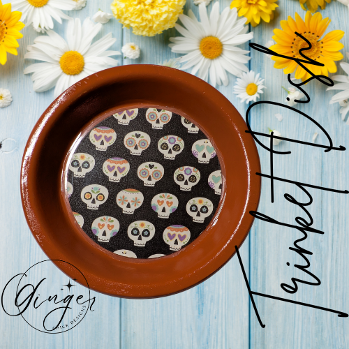 Sugar Skull Trinket Dish