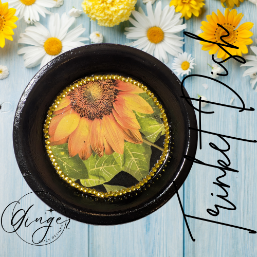 Sunflower Trinket Dish