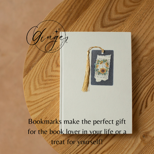 Sunflower Wreath Dictionary Acrylic Bookmark