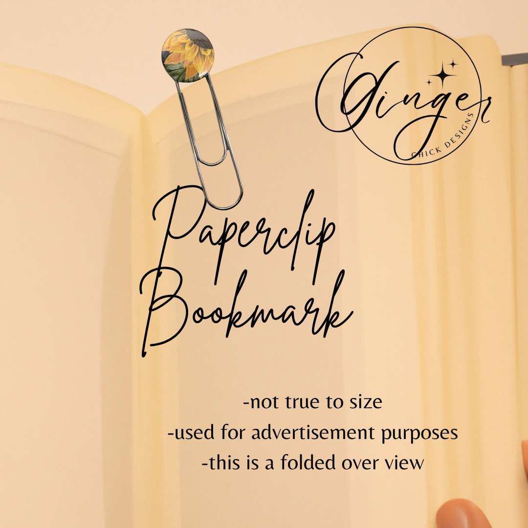 Sunflower 3-Inch Paperclip Bookmark