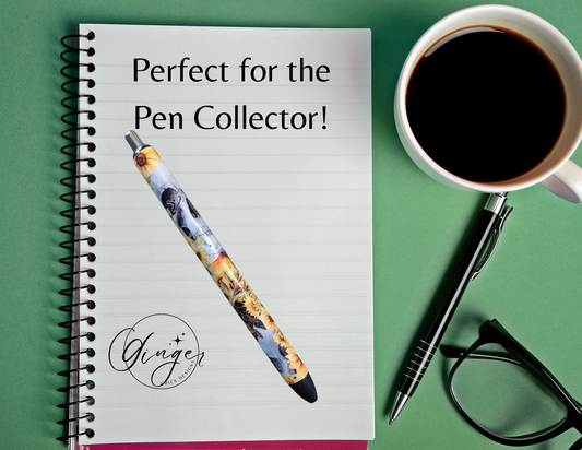 Sunflower Skulls Ink Joy Gel Pen