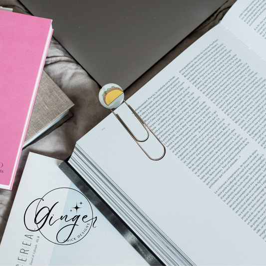 Taco 3-Inch Paperclip Bookmark