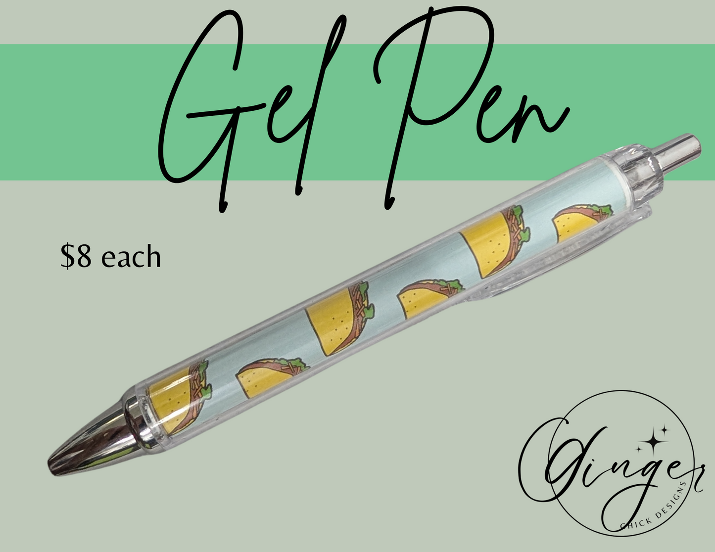 Taco Lovers Gel Pen