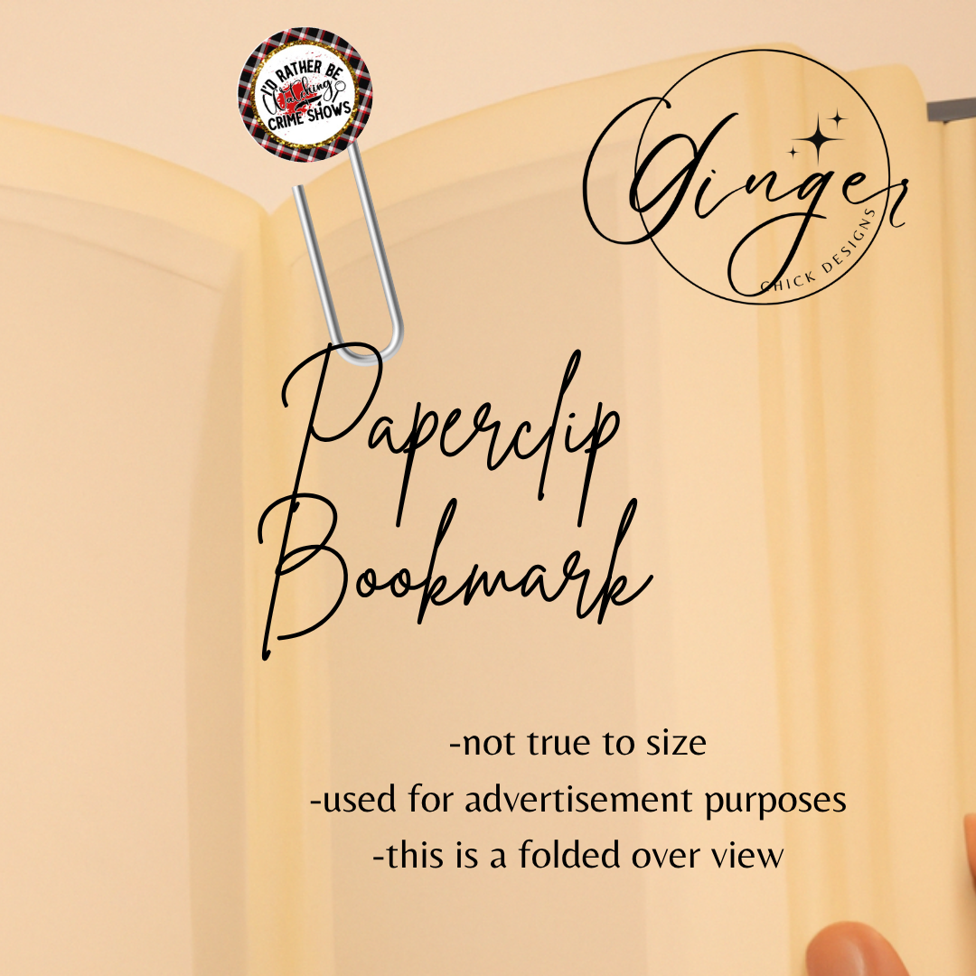 True Crime 3-Inch Paperclip Bookmark