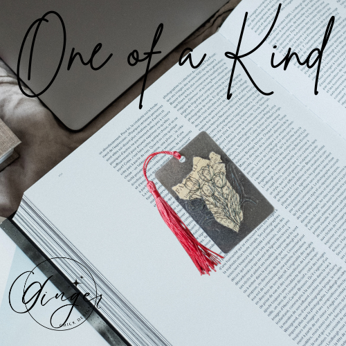 Tulip Outline Dictionary Acrylic Bookmark