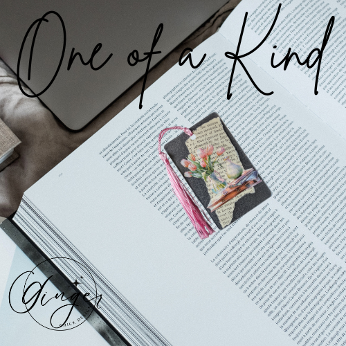 Tulip Vase Dictionary Acrylic Bookmark