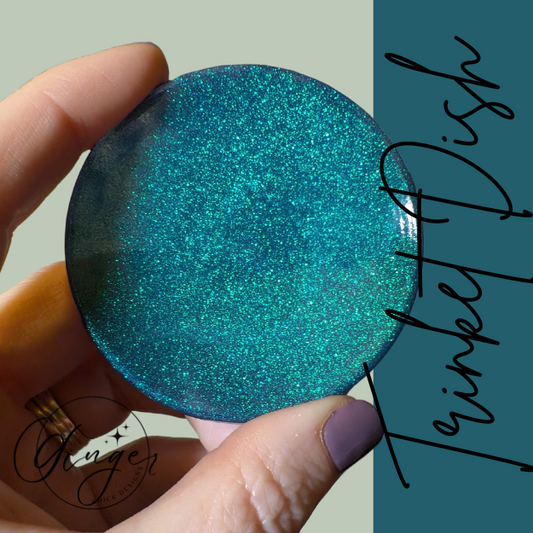 Turquoise Color Shift Mini Trinket Dish