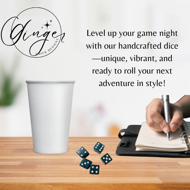 Turquise Small Dice Set
