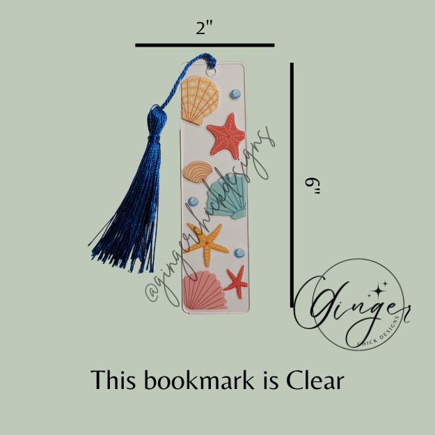 Under the Sea Acrylic Bookmarks