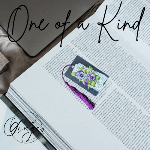 Violets Dictionary Acrylic Bookmark