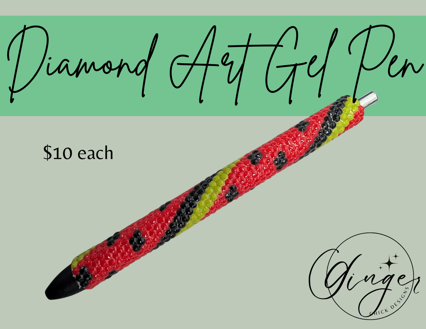 Watermelon Diamond Art Ink Joy Gel Pen