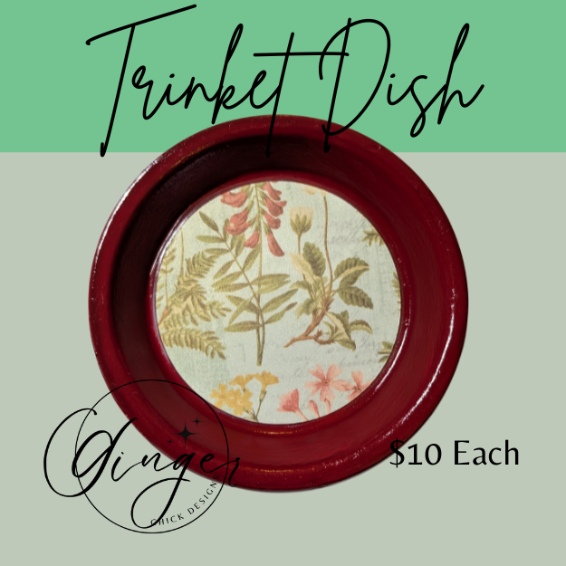 Wild Flowers Trinket Dish
