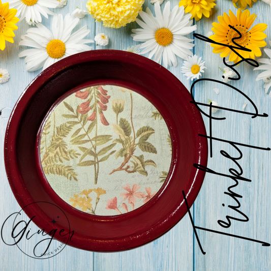 Wild Flowers Trinket Dish