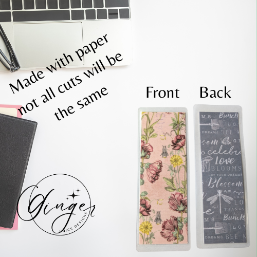 Wild Flowers Laminated Bookmark