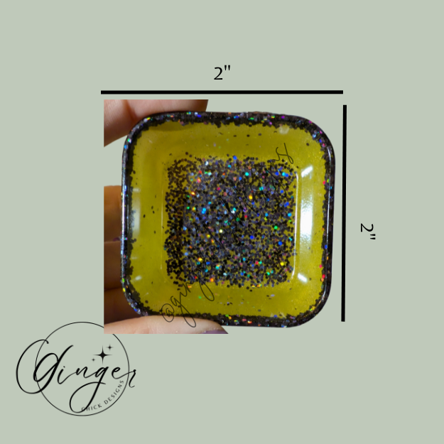 Bumble Bee Square Trinket Dish