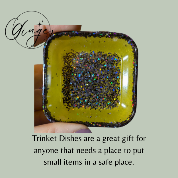 Bumble Bee Square Trinket Dish