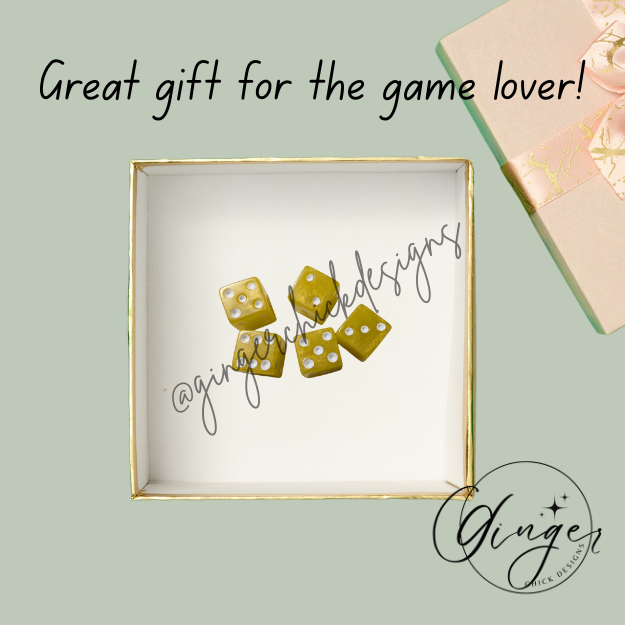 Yellow Small Dice Set