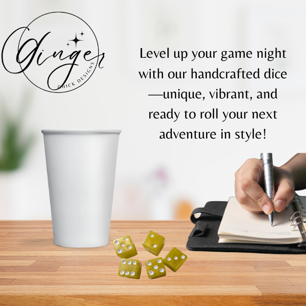 Yellow Small Dice Set