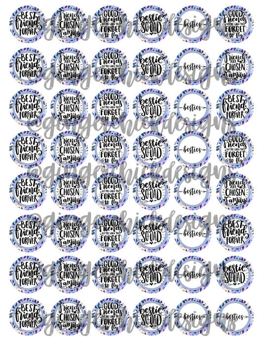 Besties Bottle Cap Images