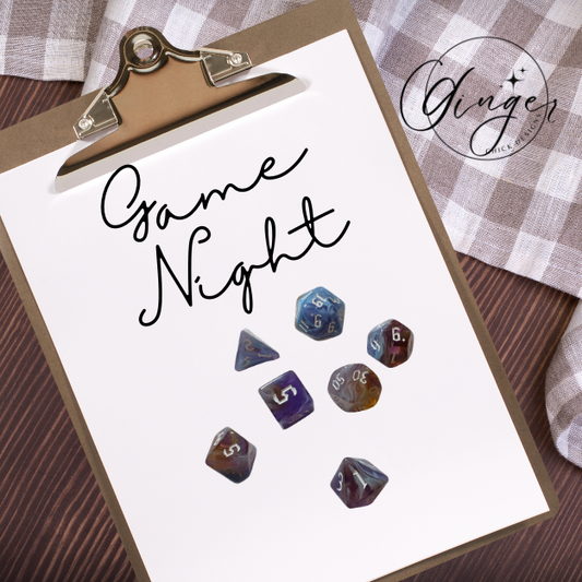 Ethereal Rift DND Dice Set