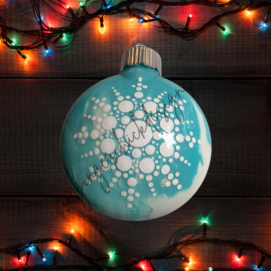 Mandala Art Round Disc Ornament – One of a Kind