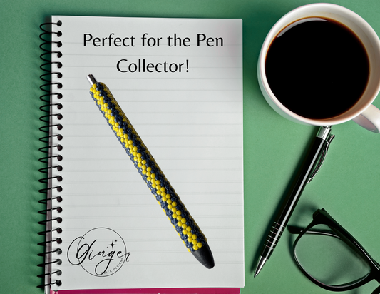 Blue and Yellow Diamond Art Ink Joy Gel Pen