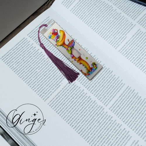 Circus Alligator Acrylic Bookmark