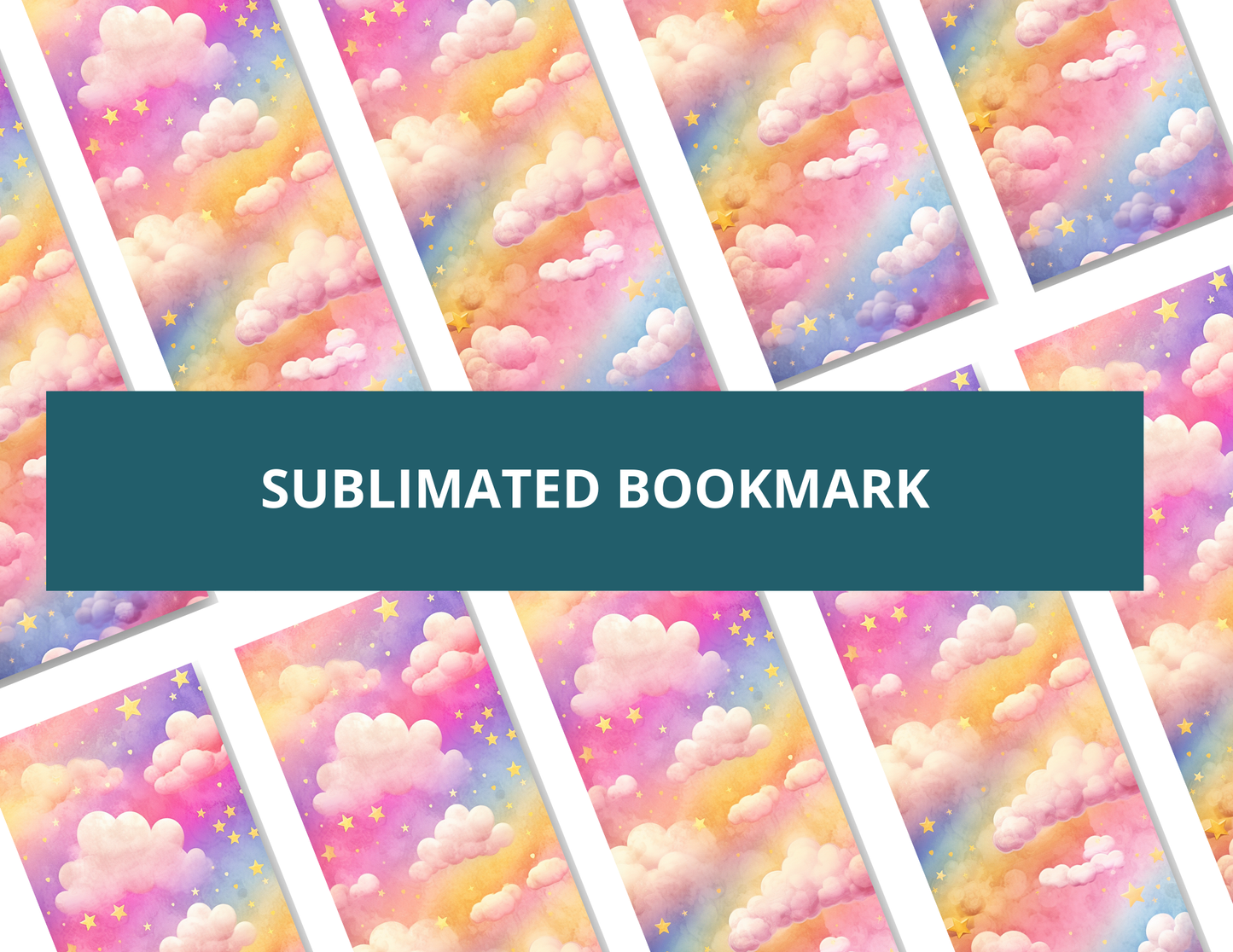 Rainbow Clouds Bookmark