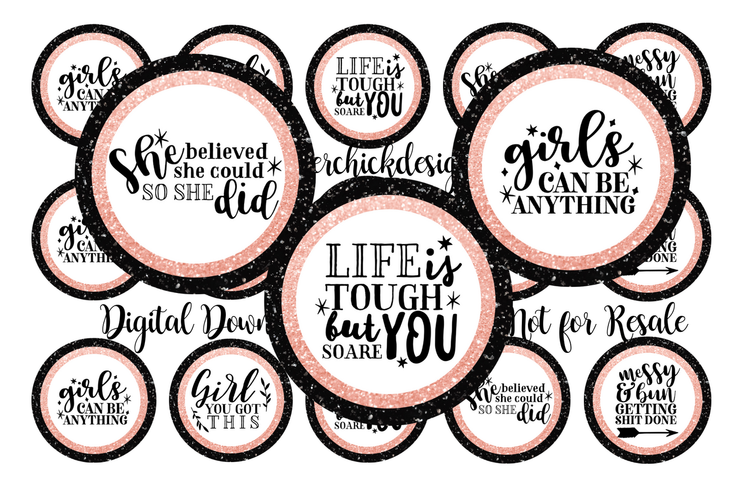 Girl Power Bottle Cap Images