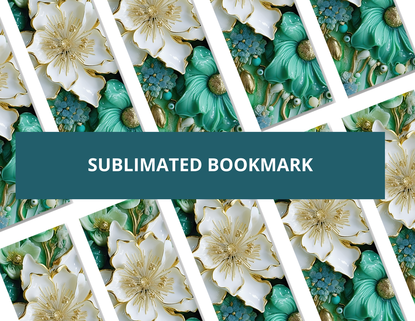 3D Flowers Bookmark