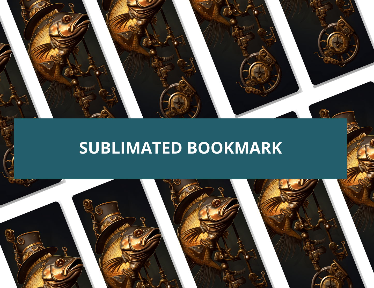 Steampunk Fish Bookmark