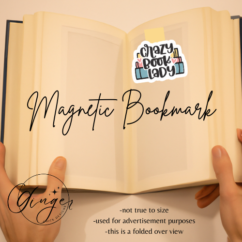 Crazy Book Lady Magnetic Bookmark
