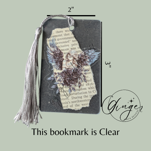 Dark Angel Dictionary Acrylic Bookmark