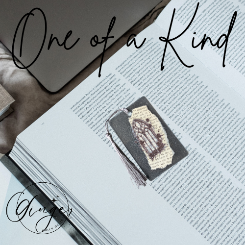 Dark Church Window Dictionary Acrylic Bookmark