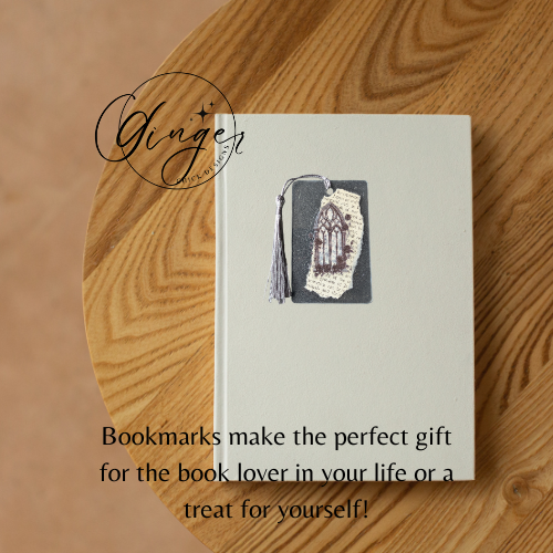 Dark Church Window Dictionary Acrylic Bookmark