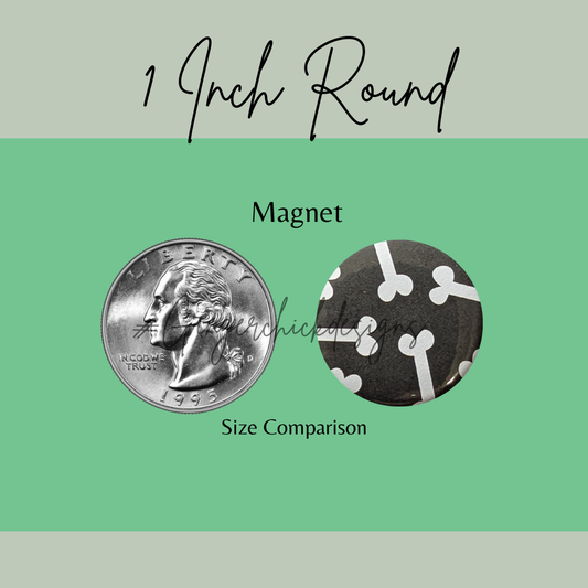 Dog Bones Button Magnets